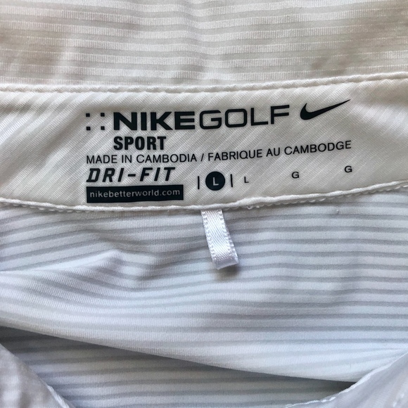 Nike | Women's Dri-Fit Textured Golf Polo sz L - Picture 5 of 6